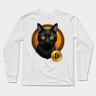 Bitcoin Cat Long Sleeve T-Shirt